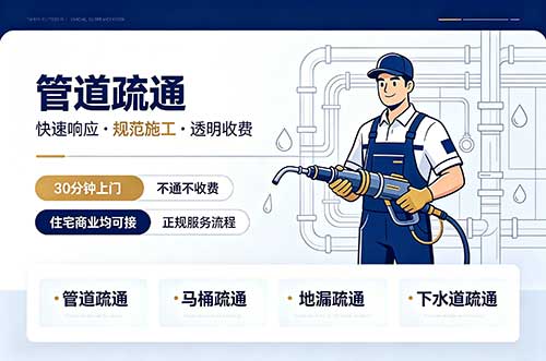 沁阳管道疏通