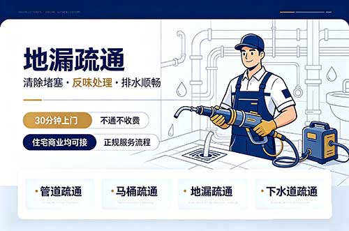 沁阳地漏疏通