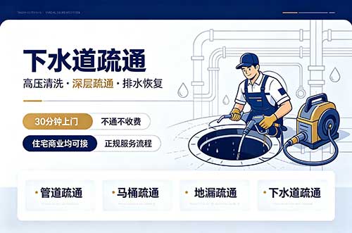 沁阳下水道疏通