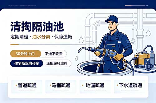 沁阳清掏隔油池